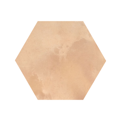 Forme 8x7" - 9.5mm Hexagon Handmade-Inspired Porcelain Tile