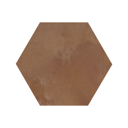 Forme 8x7" - 9.5mm Hexagon Handmade-Inspired Porcelain Tile