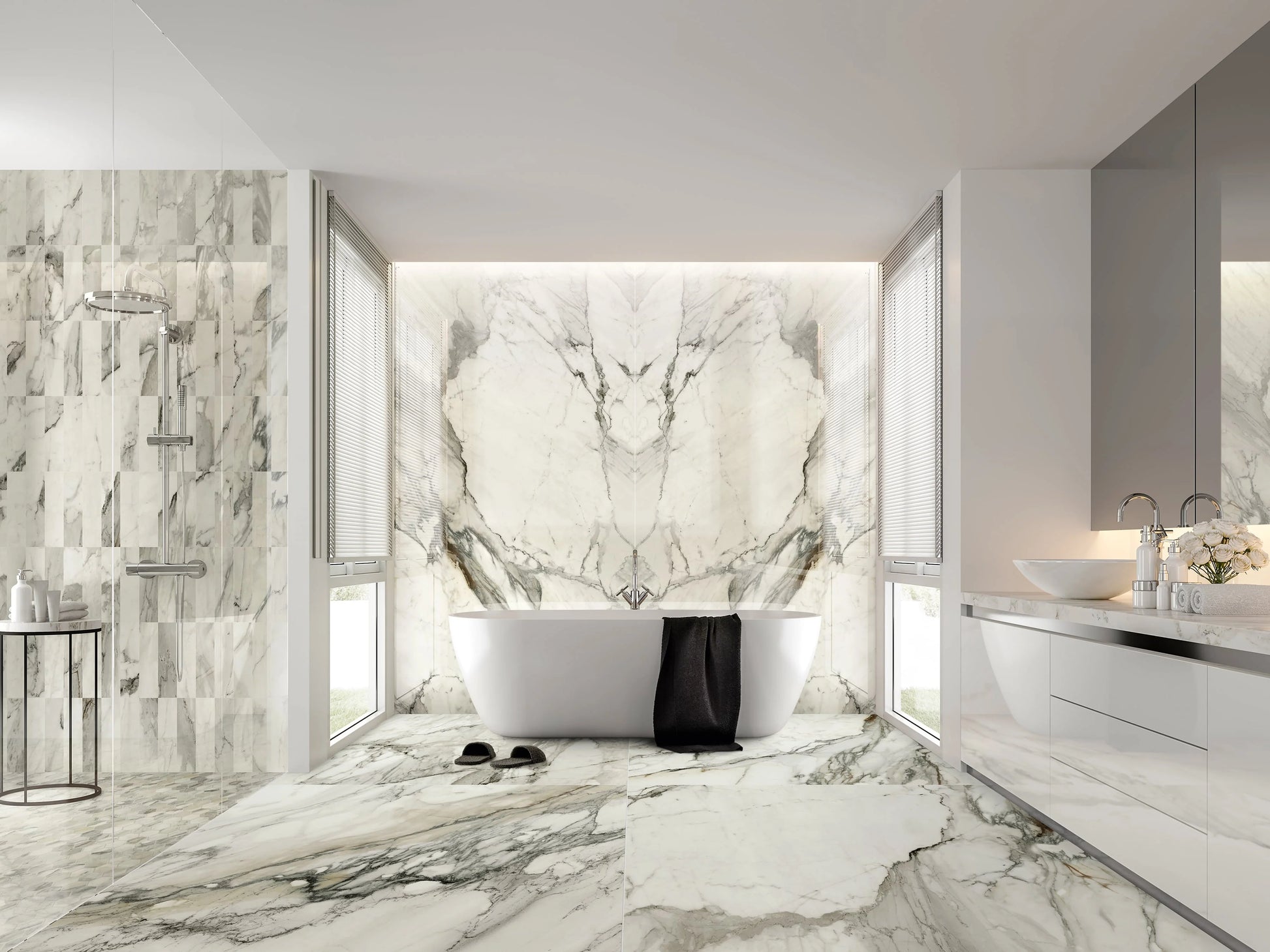 Mykonos 12"x24" Marble-Look Porcelain Floor & Wall Tiles (8mm) [16sq/ft per box] image 7