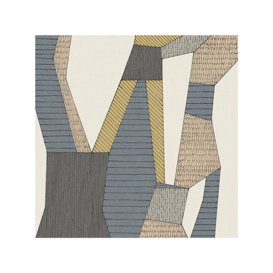 Skyros 12x12" - 8mm Matte Porcelain Tile in Fabric-Look Style