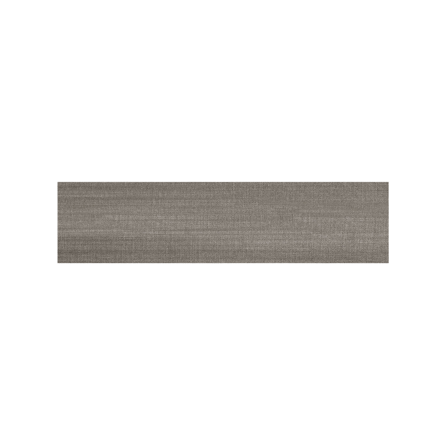 Skyros 3x24" - 8mm Matte Porcelain Bullnose Tile in Fabric-Look Style