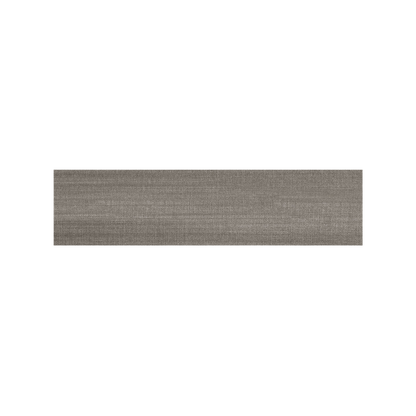 Skyros 3x24" - 8mm Matte Porcelain Bullnose Tile in Fabric-Look Style