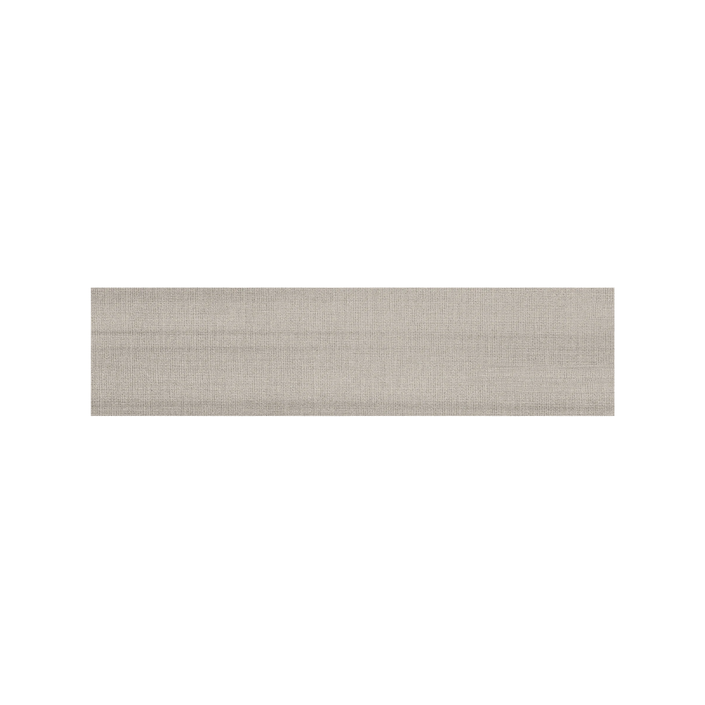 Skyros 3x24" - 8mm Matte Porcelain Bullnose Tile in Fabric-Look Style