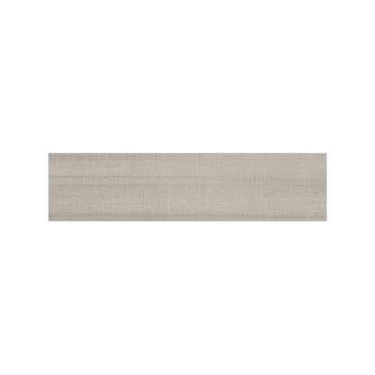 Skyros 3x24" - 8mm Matte Porcelain Bullnose Tile in Fabric-Look Style