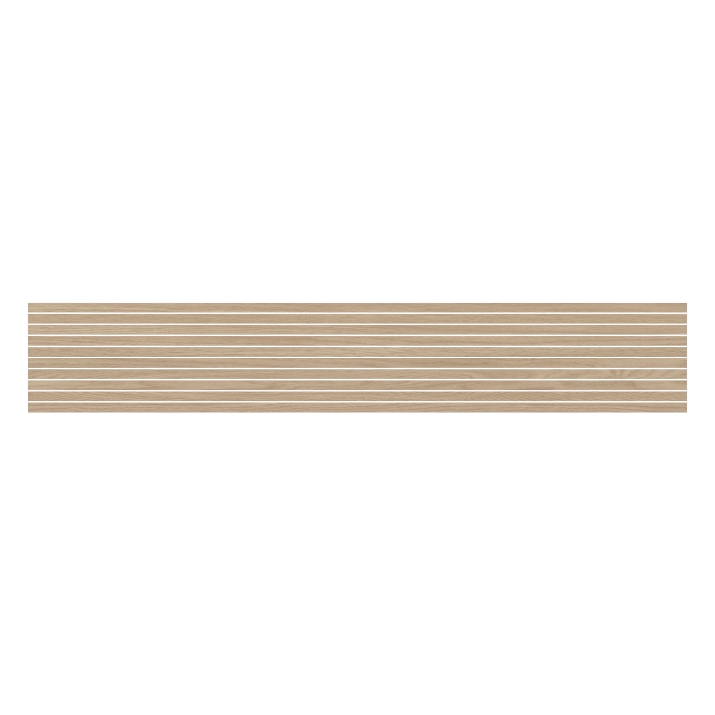 Calissa Plank 10x60" - 8mm Matte Deco Strips Porcelain Floor & Wall Tile