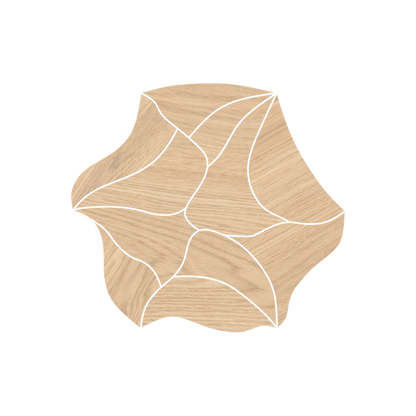 Calissa Plank 16x17" - 8mm Matte Blossom Deco Porcelain Tile in Wood-Look