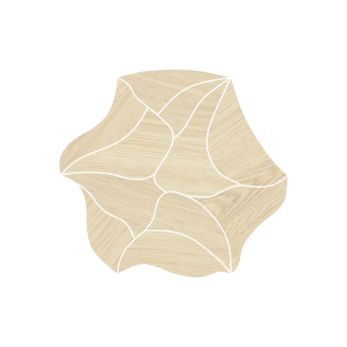 Calissa Plank 16x17" - 8mm Matte Blossom Deco Porcelain Tile in Wood-Look
