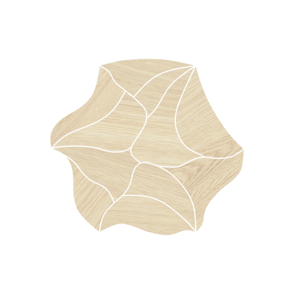 Calissa Plank 16x17" - 8mm Matte Blossom Deco Porcelain Tile in Wood-Look