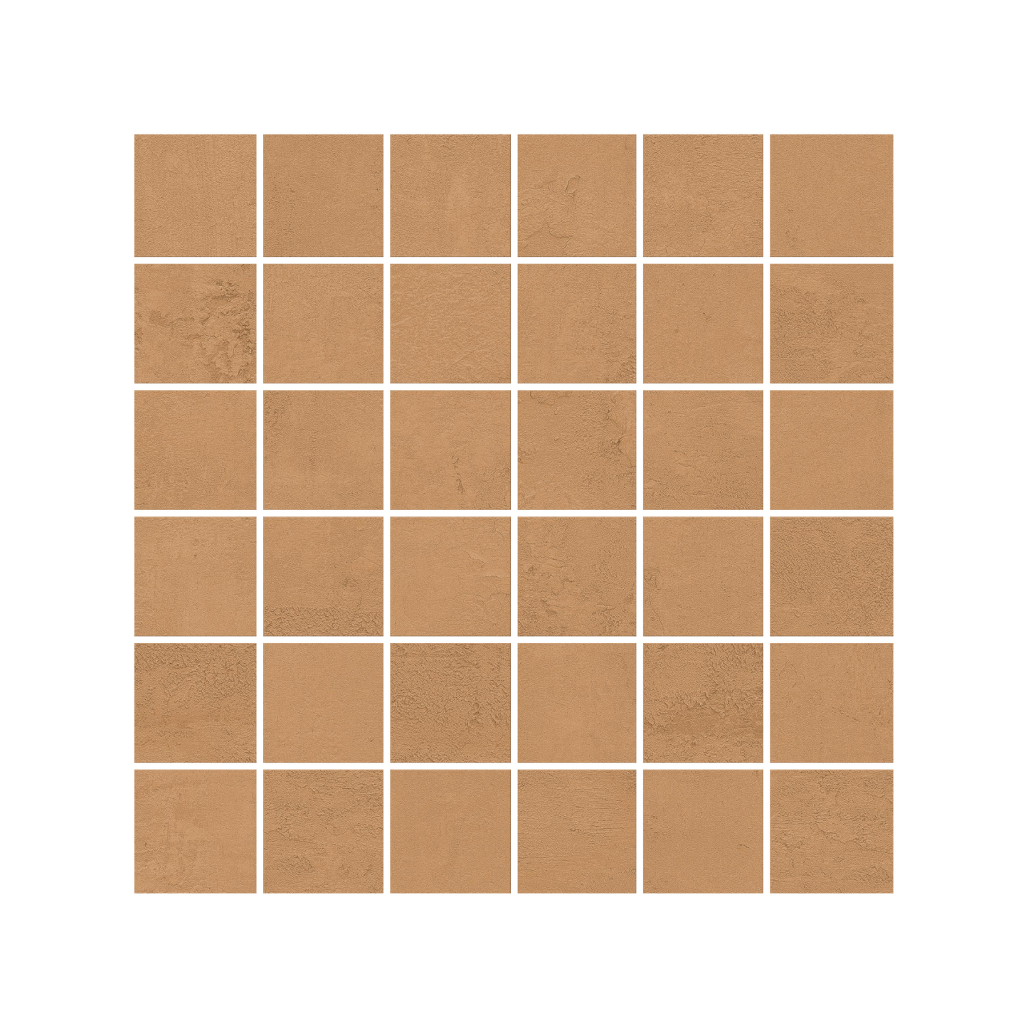 Daydream 12x12" - 8mm Matte Porcelain Mesh Mosaic Tile in Cement-Look
