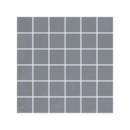 Daydream 12x12" - 8mm Matte Porcelain Mesh Mosaic Tile in Cement-Look