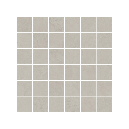 Daydream 12x12" - 8mm Matte Porcelain Mesh Mosaic Tile in Cement-Look