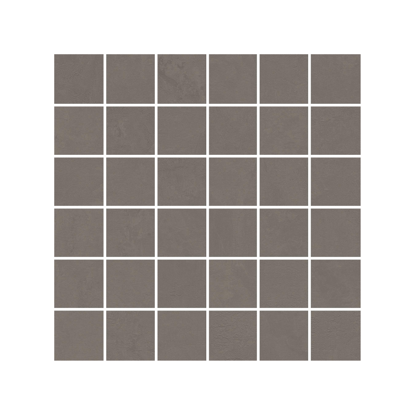 Daydream 12x12" - 8mm Matte Porcelain Mesh Mosaic Tile in Cement-Look