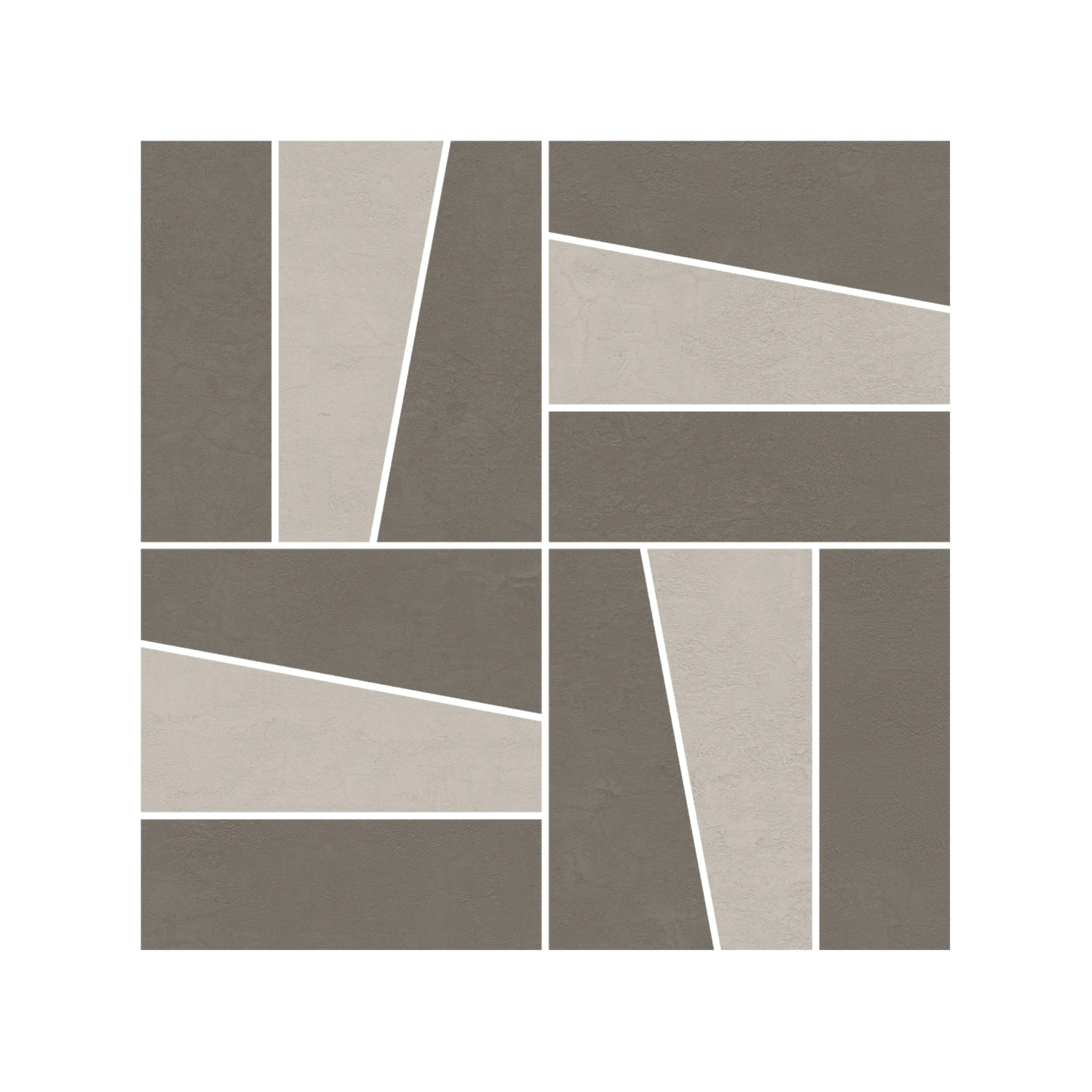 Daydream 12x12" - 8mm Matte Deco Mosaic Porcelain Floor & Wall Tile