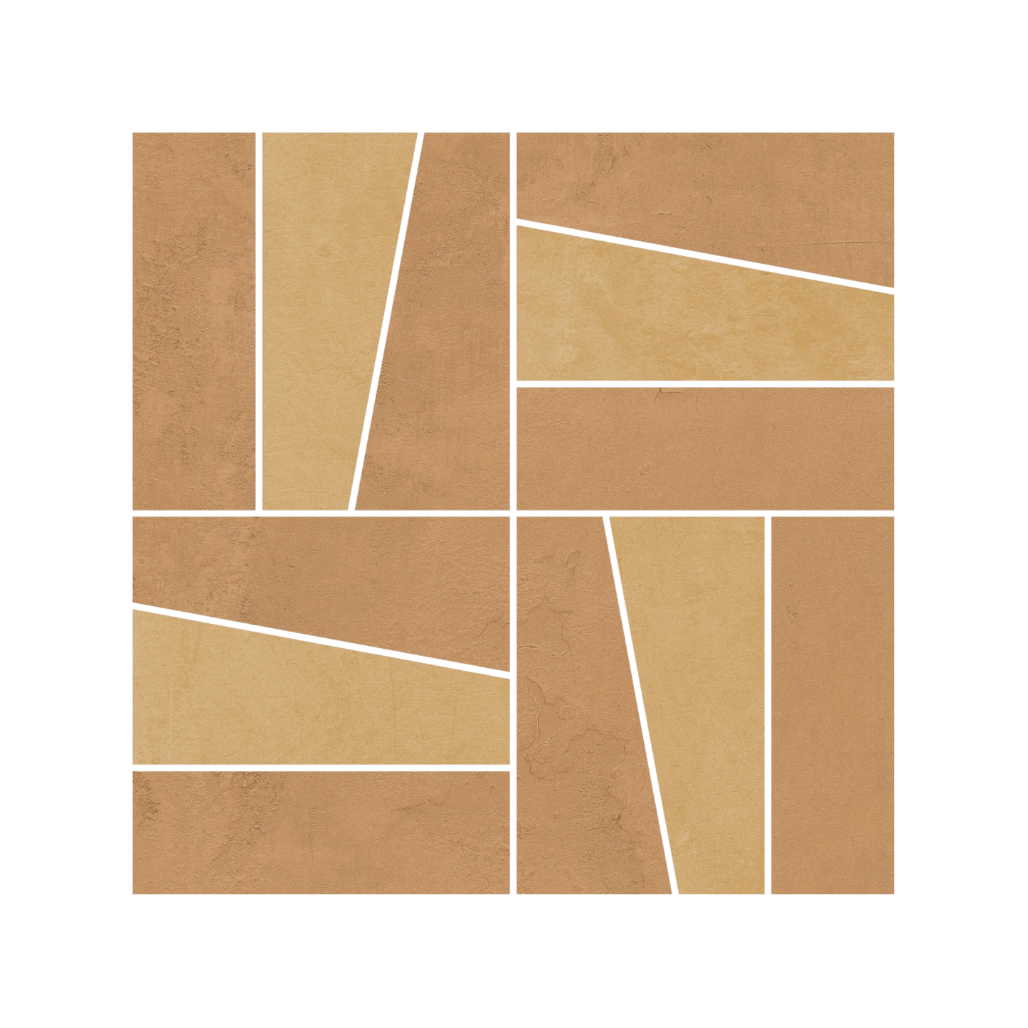 Daydream 12x12" - 8mm Matte Deco Mosaic Porcelain Floor & Wall Tile