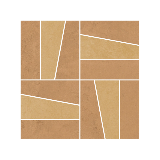 Daydream 12x12" - 8mm Matte Deco Mosaic Porcelain Floor & Wall Tile