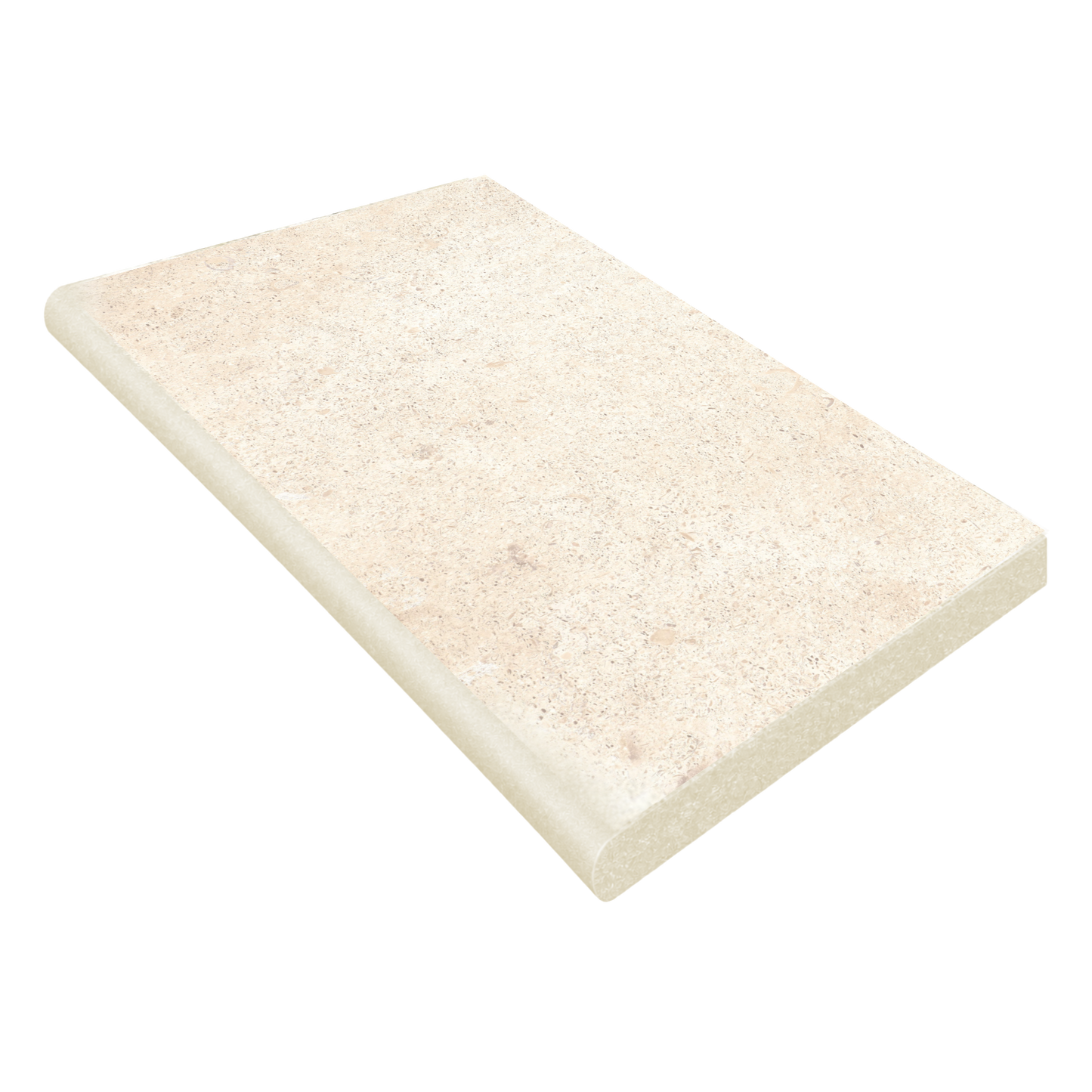 Outdoor Earth 12x24" - 20mm Stone-Look Porcelain Paver Bullnose Tile