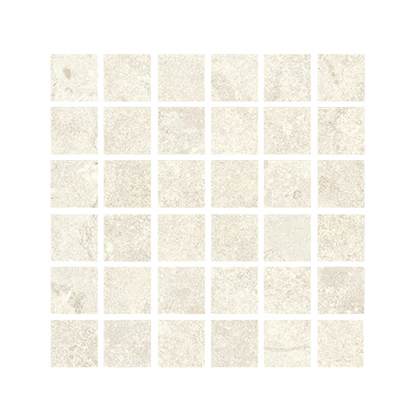 EcoStone 12x12" - 8mm Matte Porcelain Mesh Mosaic Tile (2" Squares)