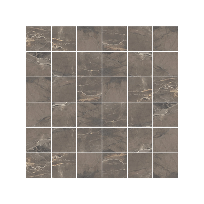 Antiparos - 12x12" 8mm 2" Matte Porcelain Mesh Mosaic Tile Sheet