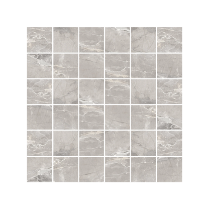 Antiparos - 12x12" 8mm 2" Matte Porcelain Mesh Mosaic Tile Sheet