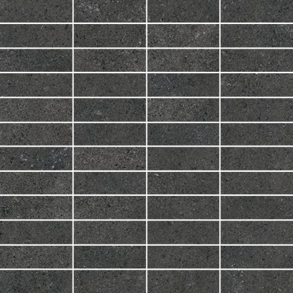 Amorgos 12"x12" - 1x3" Matte Porcelain Mesh Mosaic Tile
