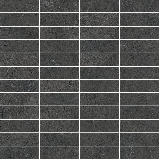 Amorgos 12"x12" - 1x3" Matte Porcelain Mesh Mosaic Tile
