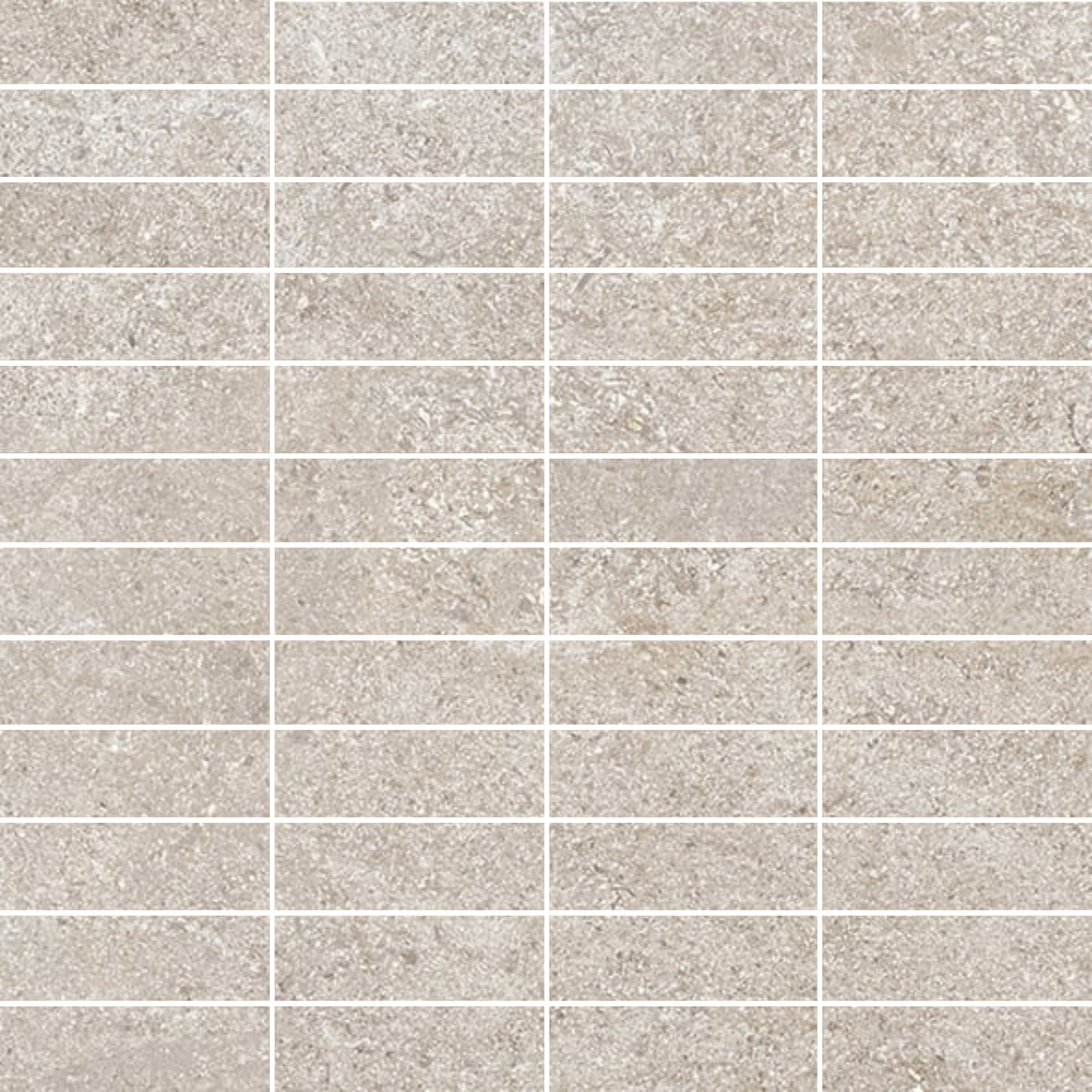 Amorgos 12"x12" - 1x3" Matte Porcelain Mesh Mosaic Tile
