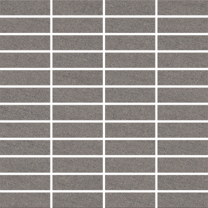 Gyali - 12x12" Matte Porcelain Mesh Mosaic Tile Sheet (1x3" Rectangles)