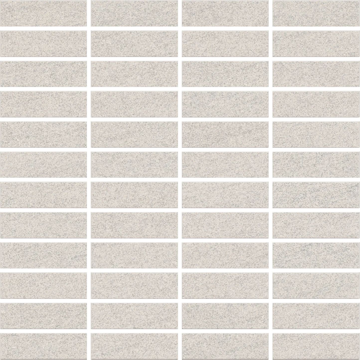 Gyali - 12x12" Matte Porcelain Mesh Mosaic Tile Sheet (1x3" Rectangles)