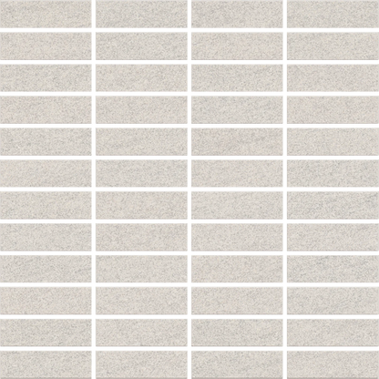 Gyali - 12x12" Matte Porcelain Mesh Mosaic Tile Sheet (1x3" Rectangles)