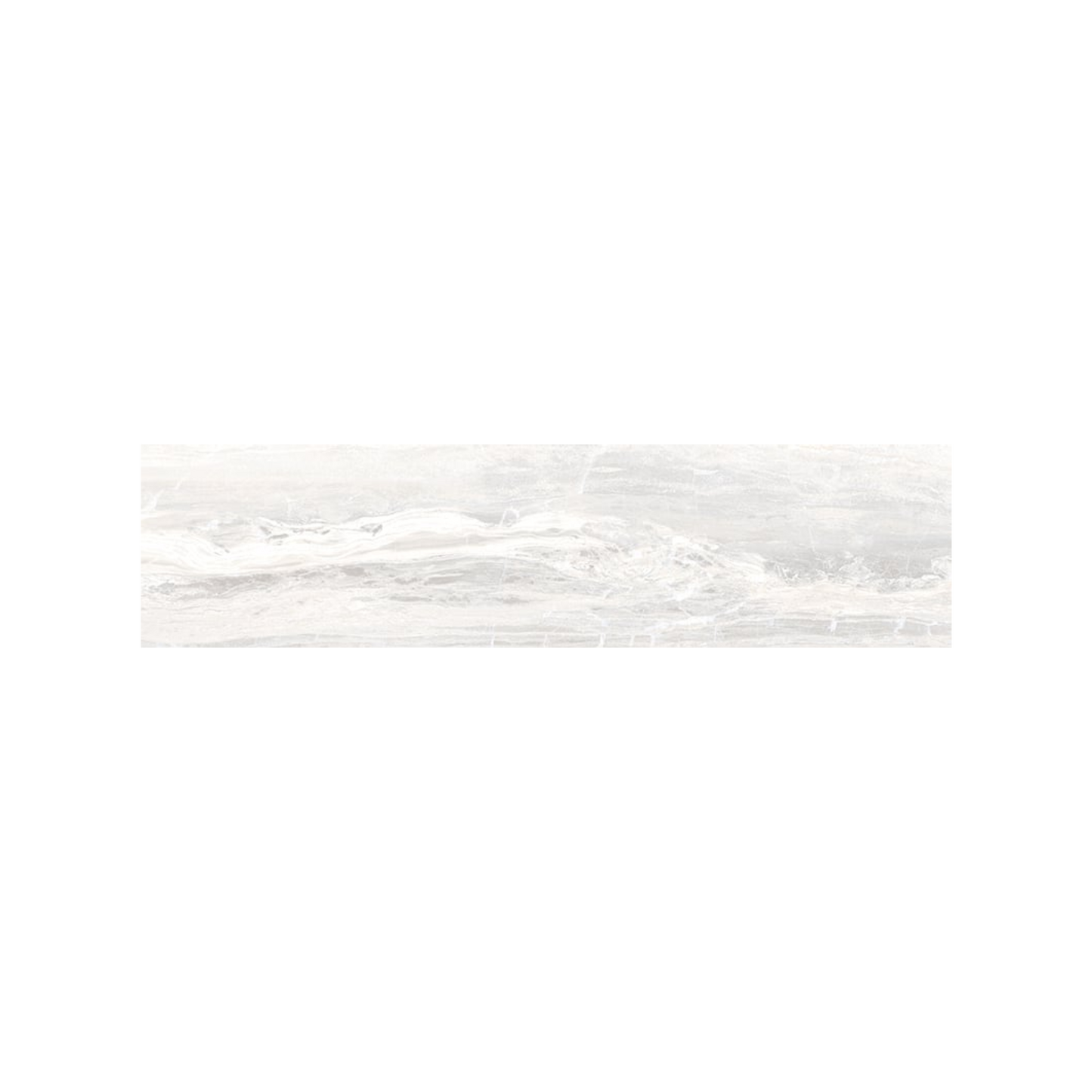 Serifos 3x12" - 8mm Polished Porcelain Bullnose Tile in Stone-Look Style