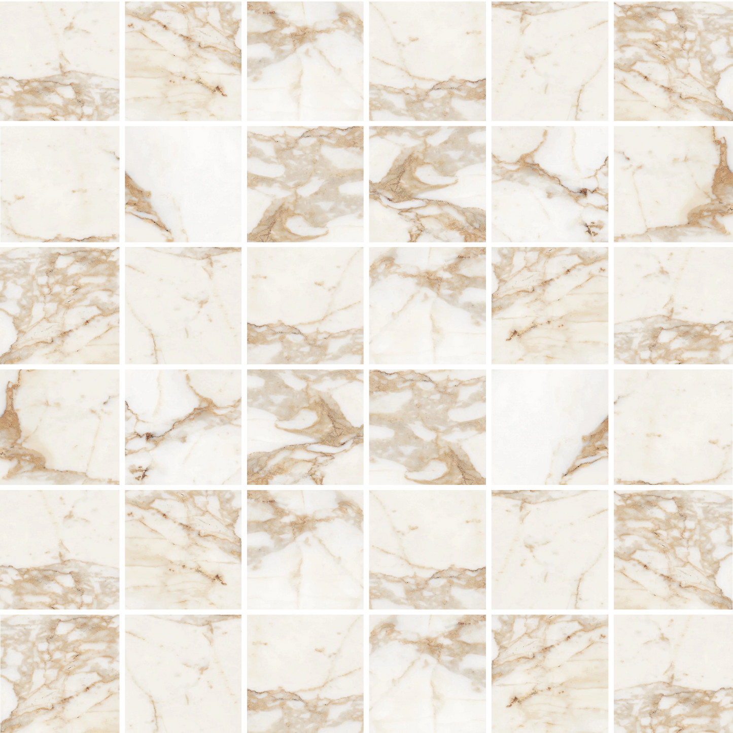Classica - 12x12" 2" Matte Porcelain Mesh Mosaic Tile Sheet