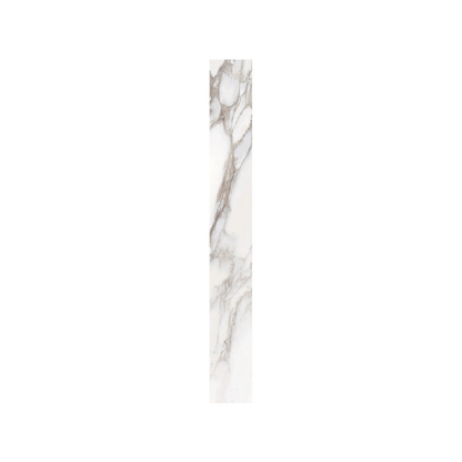 Classica - 3x24" Matte Porcelain Bullnose Tile in Marble-Look Style