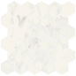 Mykonos 12"x12" Hexagon Mosaic Sheet - 8mm Porcelain Tile