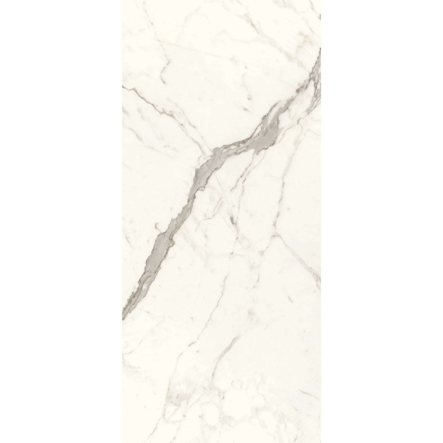 Mykonos 48"x110" Porcelain Slab - 6mm Marble Look Tile for Floors & Walls