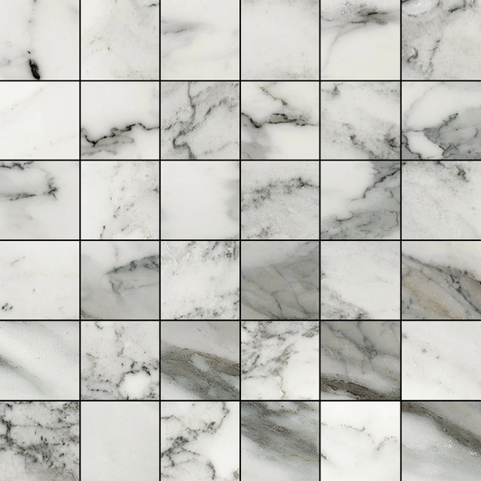 Mykonos 12"x12" Mosaic Sheet - 8mm Porcelain Tile