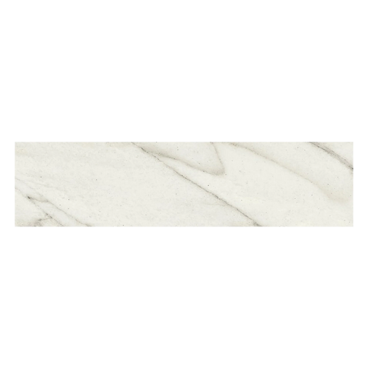 Mykonos 3"x12" Bullnose - 8mm Marble-Look Porcelain Tile for Floor & Wall