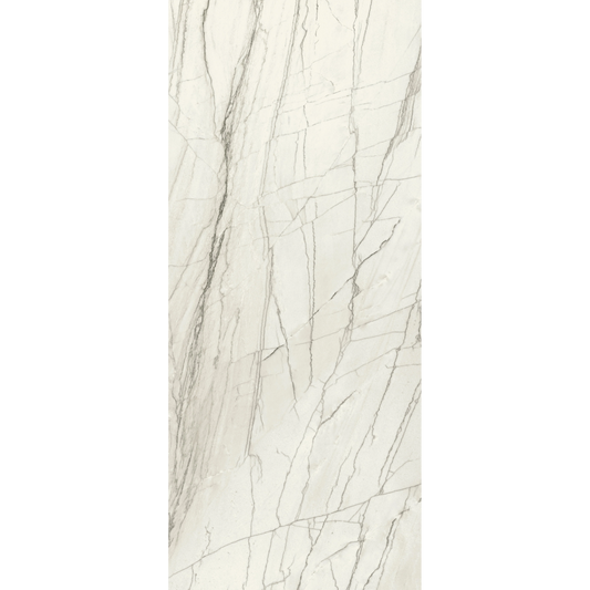 Mykonos 48"x110" Porcelain Slab - 6mm Marble Look Tile for Floors & Walls