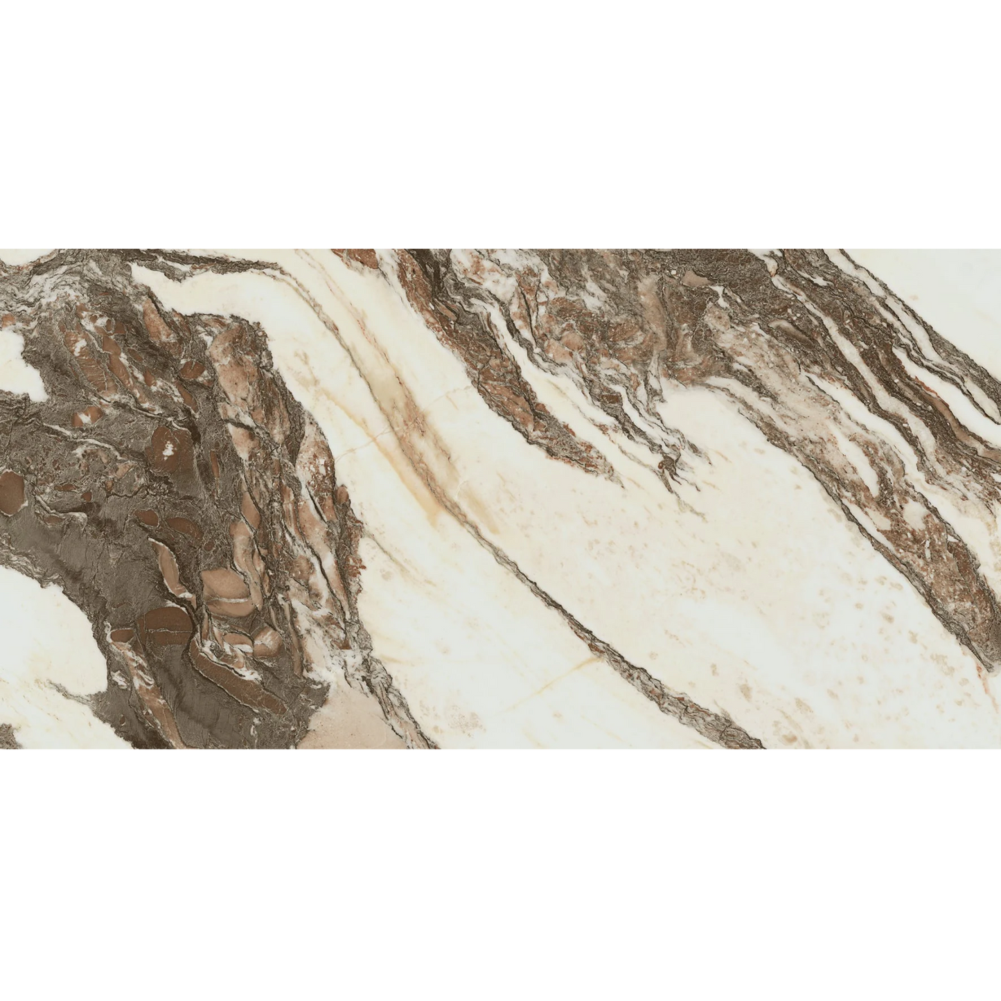 Mykonos 12"x24" - 8mm Marble-Look Porcelain Floor & Wall Tiles