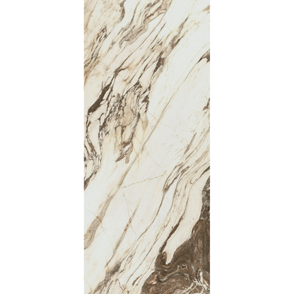 Mykonos 48"x110" Porcelain Slab - 6mm Marble Look Tile for Floors & Walls