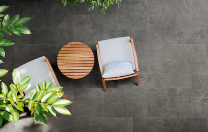 Lith 24x48" - 20mm Grip Porcelain Paver Tile in Stone-Look