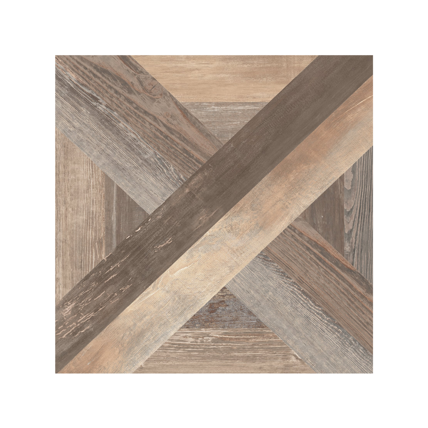 Aegina - 24x24" 8mm Matte Porcelain Tile in Basketweave Style