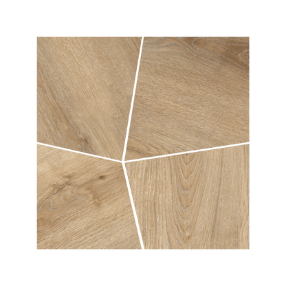 Malibu Plank - 16x16" Matte Porcelain Mosaic Tile in Wood Look Style