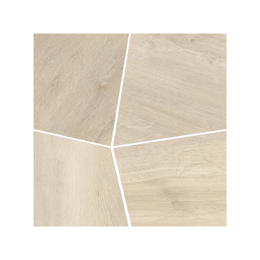 Malibu Plank - 16x16" Matte Porcelain Mosaic Tile in Wood Look Style