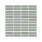 Net-Zero 12x12" - Matte Porcelain Mosaic Tile Sheet (1x3" Rectangles)