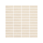 Net-Zero 12x12" - Matte Porcelain Mosaic Tile Sheet (1x3" Rectangles)