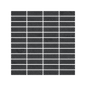 Net-Zero 12x12" - Matte Porcelain Mosaic Tile Sheet (1x3" Rectangles)