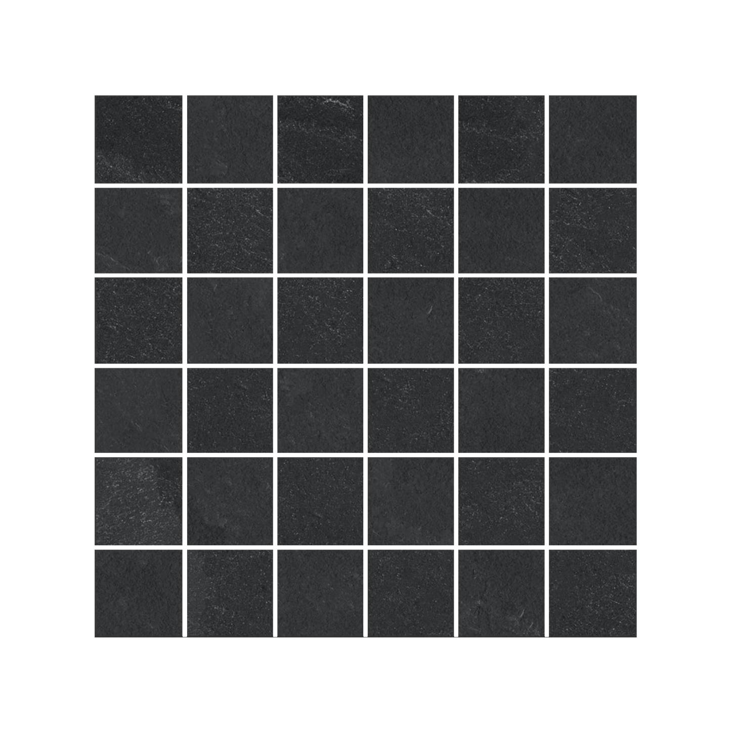 Net-Zero 12x12" - 2" Matte Porcelain Mosaic Tile Sheet
