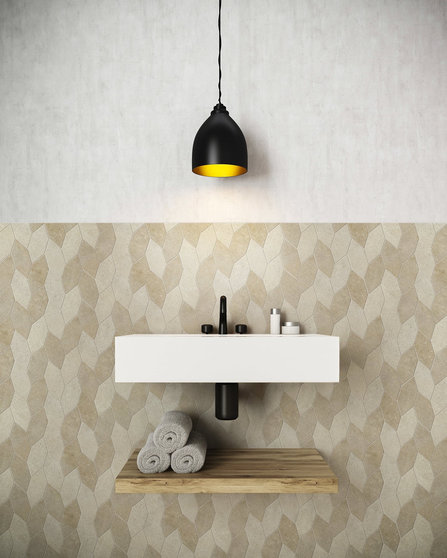 Tycoon 12.5x15" - 8mm Matte Porcelain Leaf Mosaic Wall Tile