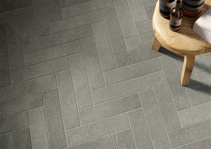 Tycoon 3x12" - 8mm Matte Porcelain Floor & Wall Tile in Stone-Look