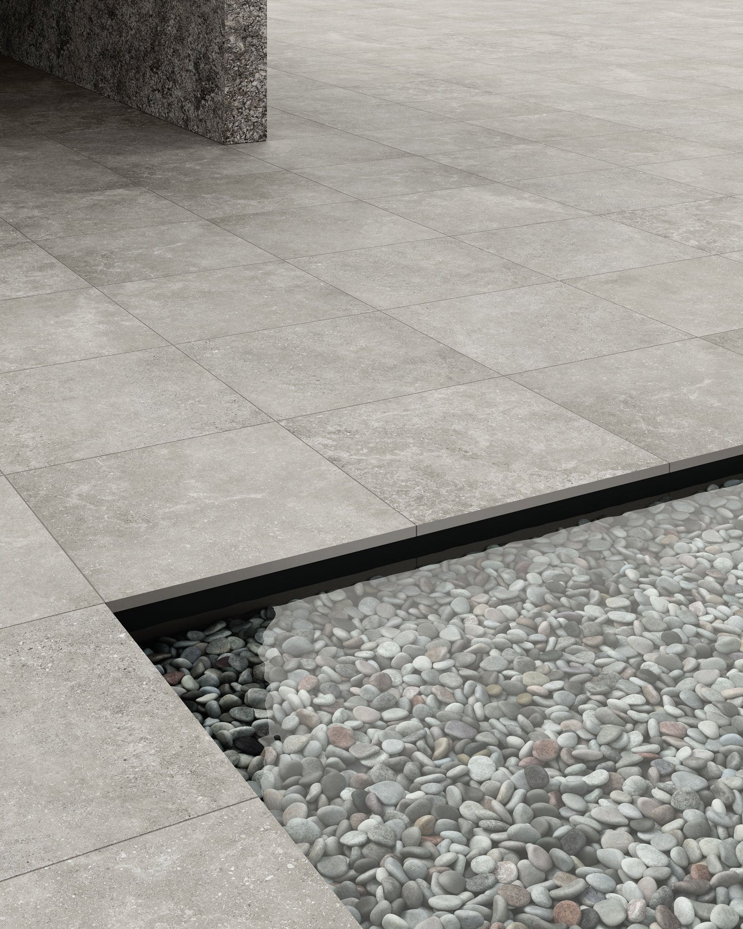 Untamed 24x24" - 20mm Stone-Look Porcelain Pavers w/ Grip Finish